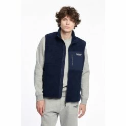 Penfield Blue Bear Outdoor Borg Zip Thru Gilet
