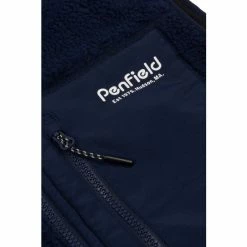 Penfield Blue Bear Outdoor Borg Zip Thru Gilet -Penfield Shop unnamed file 1033