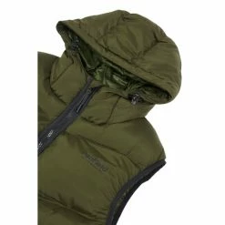 Penfield Green Script Angled Quilt Ripstop Hooded Puffer Gilet -Penfield Shop unnamed file 1040
