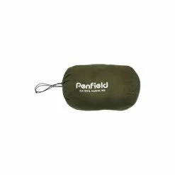 Penfield Green Script Angled Quilt Ripstop Hooded Puffer Gilet -Penfield Shop unnamed file 1042