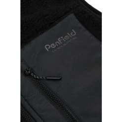 Penfield Black Bear Outdoor Borg Zip Thru Gilet -Penfield Shop unnamed file 1049