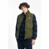 Penfield Green Bear Funnel Neck Puffer Gilet