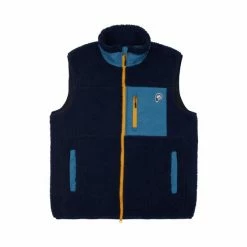 Penfield Blue Bear Colourblock Borg Zip Thru Gilet -Penfield Shop unnamed file 1064
