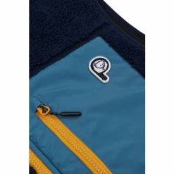 Penfield Blue Bear Colourblock Borg Zip Thru Gilet -Penfield Shop unnamed file 1066
