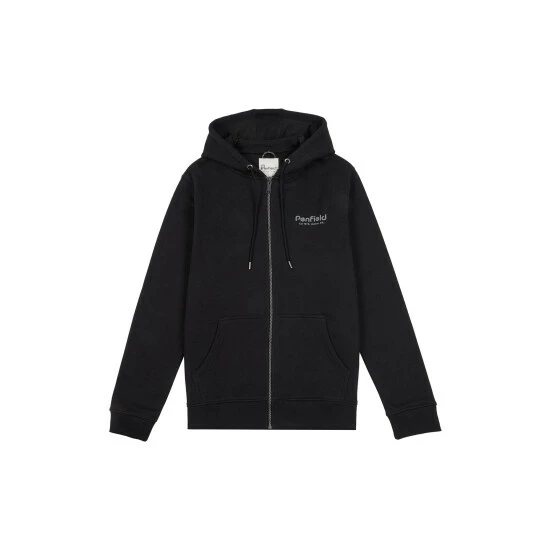 unnamed-file-107.jpg Penfield Black Hudson Script Zip Thru Hooded Sweatshirt -Penfield Shop unnamed file 107