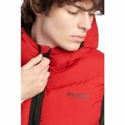 Penfield Red Script Angled Quilt Ripstop Hooded Puffer Gilet -Penfield Shop unnamed file 1071