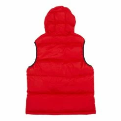 Penfield Red Script Angled Quilt Ripstop Hooded Puffer Gilet -Penfield Shop unnamed file 1073