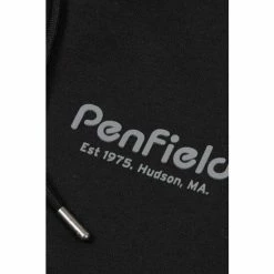 Penfield Black Hudson Script Zip Thru Hooded Sweatshirt 5 Penfield Black Hudson Script Zip Thru Hooded Sweatshirt -Penfield Shop unnamed file 109