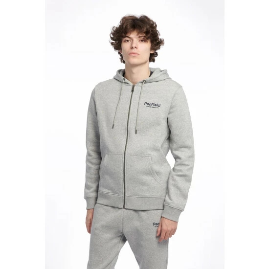 unnamed-file-111.jpg Penfield Grey Hudson Script Zip Thru Hooded Sweatshirt -Penfield Shop unnamed file 111