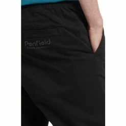 Penfield Black Hudson Script Elasticated Waist Trousers -Penfield Shop unnamed file 1178
