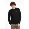 Penfield Black Hudson Script Crew Neck Long-Sleeved Sweater