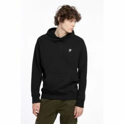 Penfield Black Bear Chest Badge Hooded Sweatshirt