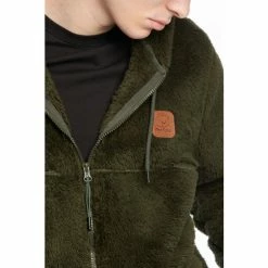 Penfield Green Teddy Zip Through Sweatshirt -Penfield Shop unnamed file 1332