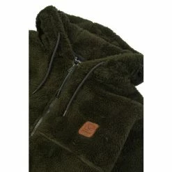 Penfield Green Teddy Zip Through Sweatshirt -Penfield Shop unnamed file 1335