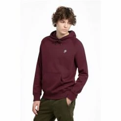 Penfield Purple Bear Chest Badge Hooded Sweatshirt