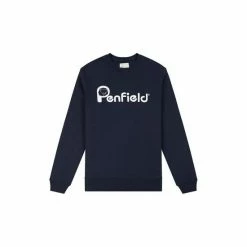 Penfield Blue Bear Chest Print Crew Sweatshirt -Penfield Shop unnamed file 137