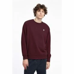 Penfield Purple Bear Chest Badge Crew Sweatshirt