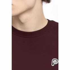 Penfield Purple Bear Chest Badge Crew Sweatshirt -Penfield Shop unnamed file 147