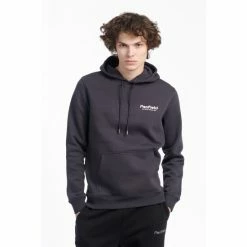 Penfield Grey Hudson Script Hooded Sweatshirt