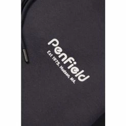 Penfield Grey Hudson Script Hooded Sweatshirt -Penfield Shop unnamed file 156