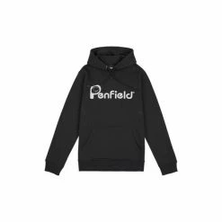 Penfield Grey Bear Chest Print Hooded Sweatshirt -Penfield Shop unnamed file 172