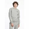 Penfield Grey Hudson Script Crew Neck Long-Sleeved Sweater