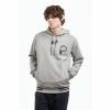 Penfield Grey Bear Chest Print Hooded Sweatshirt