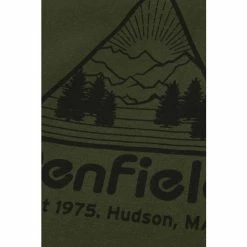 Penfield Green Triangle Mountain Back Graphic Crew Sweatshirt -Penfield Shop unnamed file 204