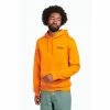 Penfield Orange Hudson Script Hooded Sweatshirt