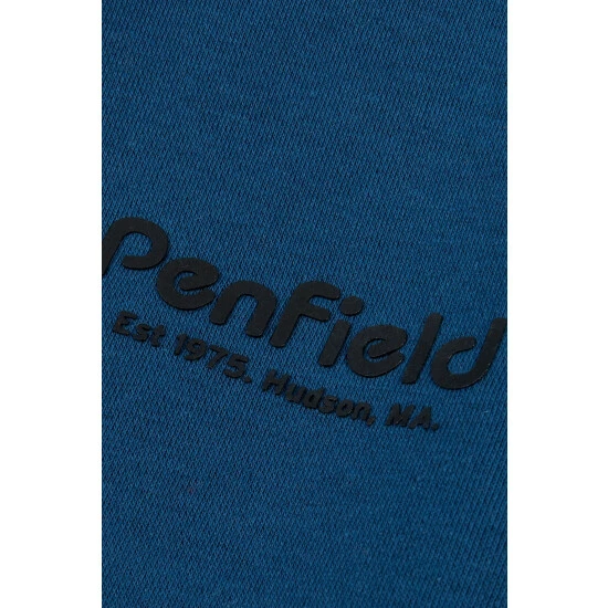 Penfield Blue Hudson Script Hooded Sweatshirt 6 Penfield Blue Hudson Script Hooded Sweatshirt - Image 6