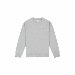 Penfield Grey Bear Chest Badge Crew Sweatshirt -Penfield Shop unnamed file 244