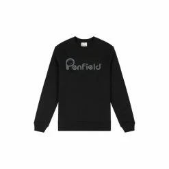 Penfield Black Bear Chest Print Crew Sweatshirt -Penfield Shop unnamed file 251