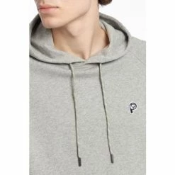 Penfield Grey Bear Chest Badge Hooded Sweatshirt -Penfield Shop unnamed file 261