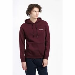 Penfield Purple Hudson Script Hooded Sweatshirt