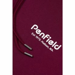 Penfield Purple Hudson Script Hooded Sweatshirt -Penfield Shop unnamed file 296