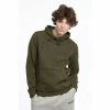Penfield Green Bear Chest Print Hooded Sweatshirt