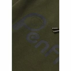 Penfield Green Bear Chest Print Hooded Sweatshirt -Penfield Shop unnamed file 310