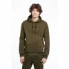 Penfield Green Bear Chest Print Hooded Sweatshirt