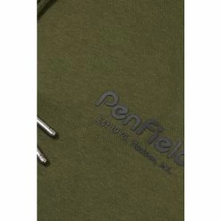 Penfield Green Hudson Script Hooded Sweatshirt -Penfield Shop unnamed file 331