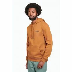 Penfield Hudson Brown Script Hooded Sweatshirt