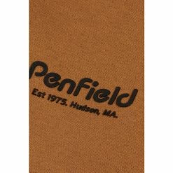Penfield Hudson Brown Script Hooded Sweatshirt -Penfield Shop unnamed file 338