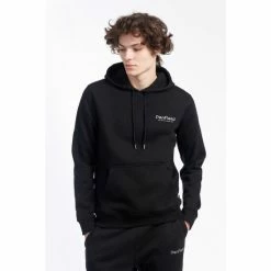 Penfield Black Hudson Script Hooded Sweatshirt