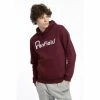 Penfield Purple Bear Chest Print Hooded Sweatshirt