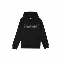 Penfield Black Bear Chest Print Hooded Sweatshirt -Penfield Shop unnamed file 360