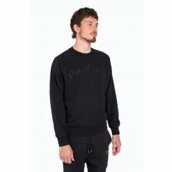 Penfield Black Embroidered Crew Sweatshirt