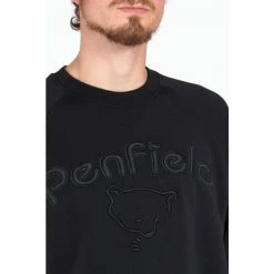 Penfield Black Embroidered Crew Sweatshirt -Penfield Shop unnamed file 371