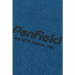 Penfield Blue Hudson Script T-Shirt -Penfield Shop unnamed file 449