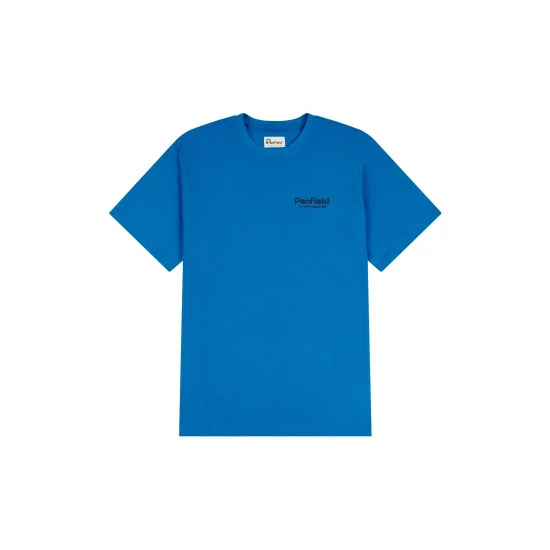 Penfield Blue Hudson Script T-Shirt 1 Penfield Blue Hudson Script T-Shirt