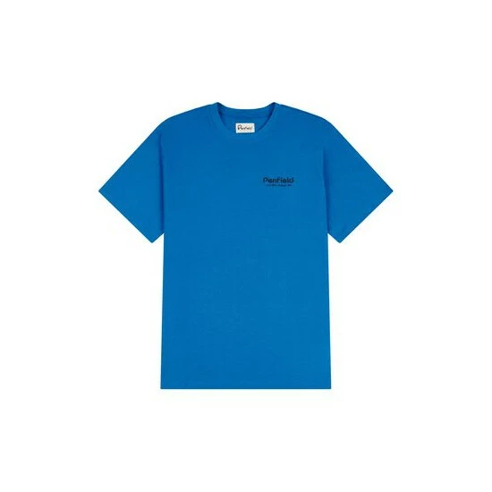 Penfield Blue Hudson Script T-Shirt 4 Penfield Blue Hudson Script T-Shirt - Image 4