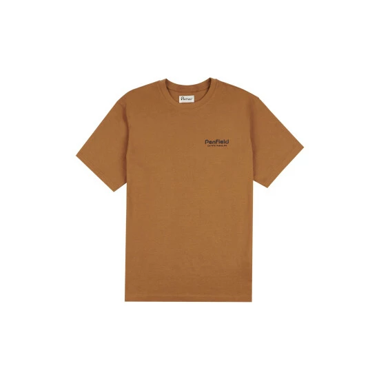 Penfield Brown Arc Mountain Back Graphic Short-Sleeved T-Shirt 1 Penfield Brown Arc Mountain Back Graphic Short-Sleeved T-Shirt
